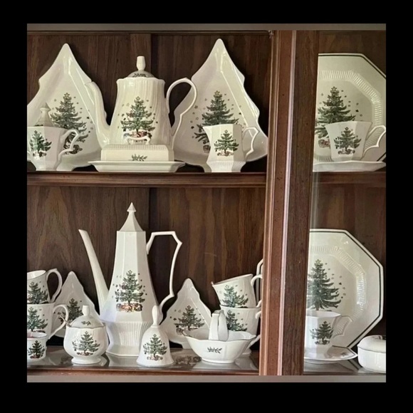 Nikko Christmas Vintage Tree Star Trinket Candy Dish Plate Present Holiday Japan - Picture 6 of 10